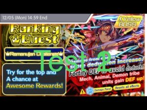 [Crash fever]Ranikng Quest -Ramanujan Challenge test 2 / 랭킹퀘스트 라면챌린지 테스트덱 2