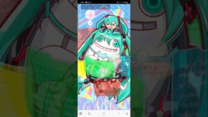 crash fever  1600石頭戰初音 抽到抽出來 『初音未來「魔法未來」10th Anniversary』合作轉蛋A 